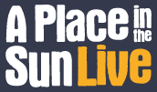 logo for A PLACE IN THE SUN LIVE - MANCHESTER 2025