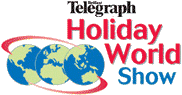logo for TELEGRAPH HOLIDAY WORLD SHOW - BELFAST 2025