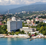 Ubicacin para FOOD SOCHI: Grand Hotel Pearl (Zhemchuzhina), Sochi . (Sochi)