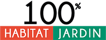 logo pour 100% HABITAT& JARDIN 2023
