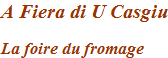 logo for A FIERA DI U CASGIU 2024