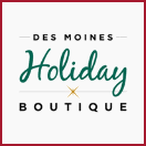 logo for DES MOINES HOLIDAY BOUTIQUE 2025