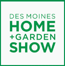 logo for DES MOINES HOME + GARDEN SHOW 2024