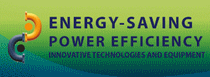 logo for ENERGY-SAVING. POWER EFFICIENCY. INNOVATIVE TECHNOLOGIES AND EQUIPMENT 2022