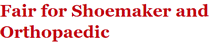 logo de FAIR FOR SHOEMAKER AND ORTHOPAEDIC 2026