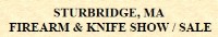 logo for GUNS & KNIFE SHOW STURBRIDGE 2025