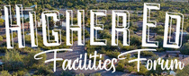logo for HIGHER ED FACILITIES FORUM - TEMPE, AZ 2025