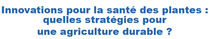 logo for INNOVATIONS POUR LA SANT DES PLANTES 2025