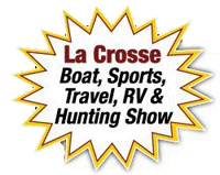 logo for LA CROSSE BOAT SPORTS TRAVEL RV & HUNTING SHOW 2025