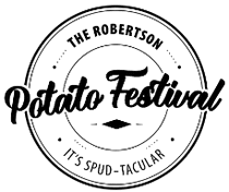 logo for ROBERTSON POTATO FESTIVAL 2024