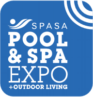 logo de SPASA POOL & SPA EXPO + OUTDOOR LIVING 2022