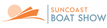 logo for SUNCOAST BOAT SHOW 2024